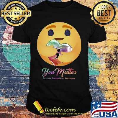Icon hug heart you matter suicide prevention awareness shirt