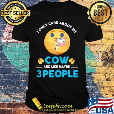 Icon I only care about my paw cow and like maybe 3 people shirt