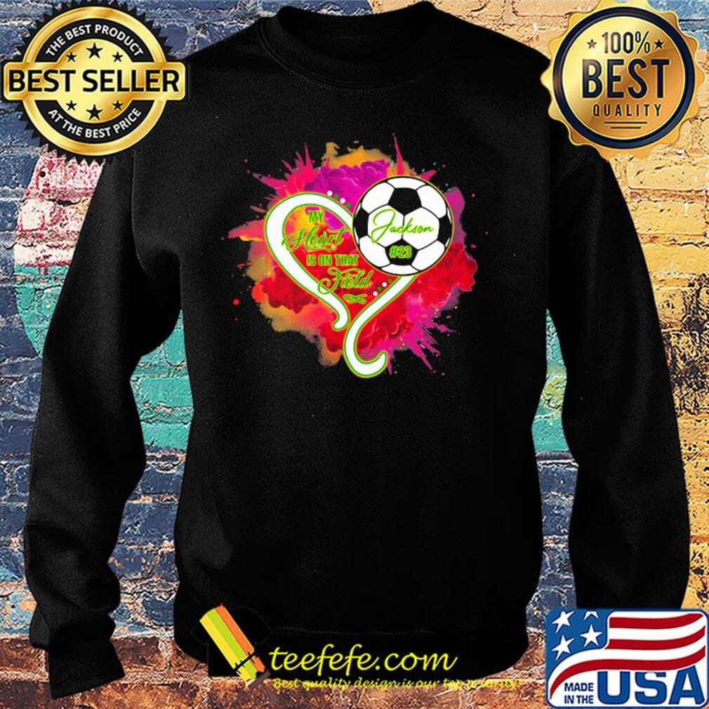 In my heart is on that field Jackson football s Sweater In my heart is on that field Jackson football s Sweater