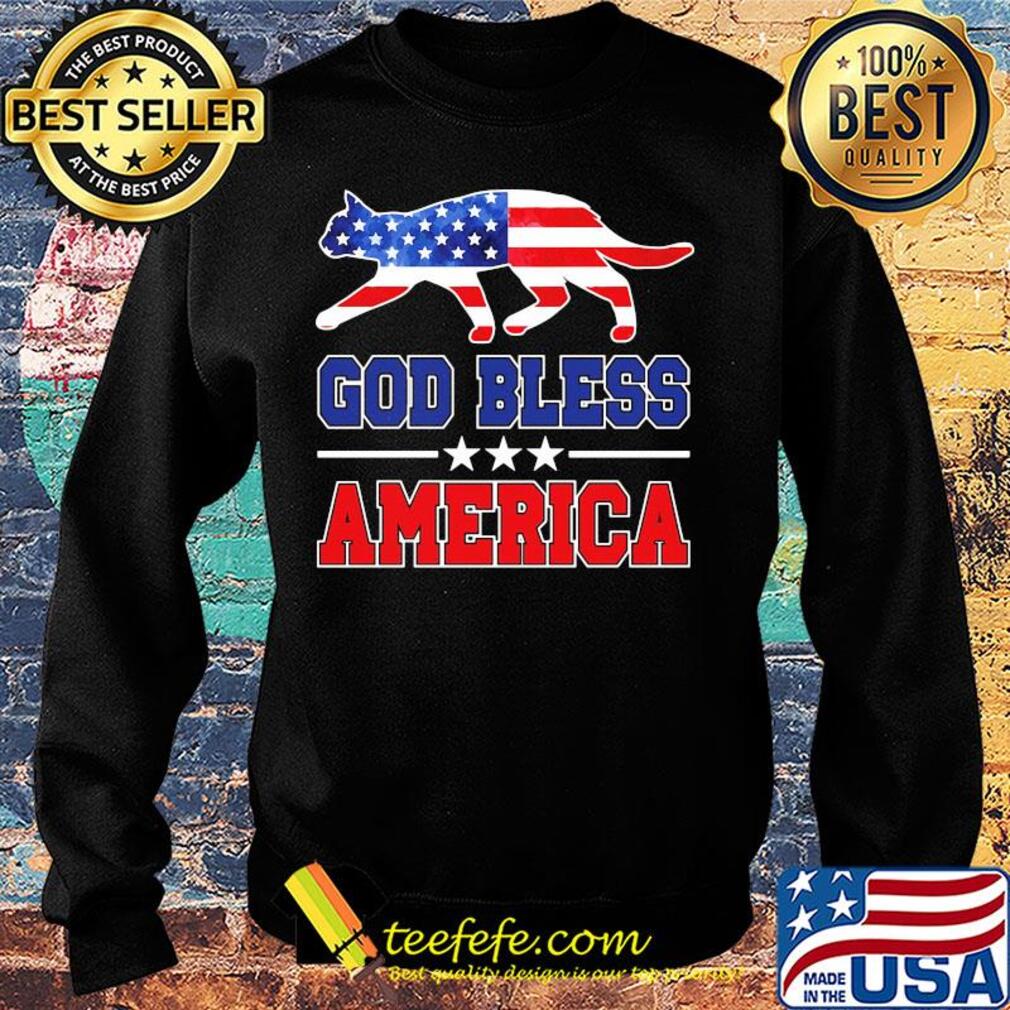 Independence Day cat god bless america s Sweater Independence Day cat god bless america s Sweater