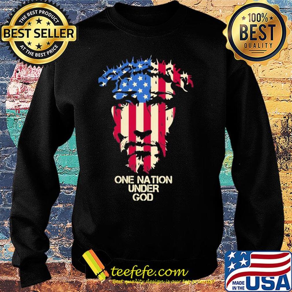 Independence Day Jesus one nation under god s Sweater Independence Day Jesus one nation under god s Sweater