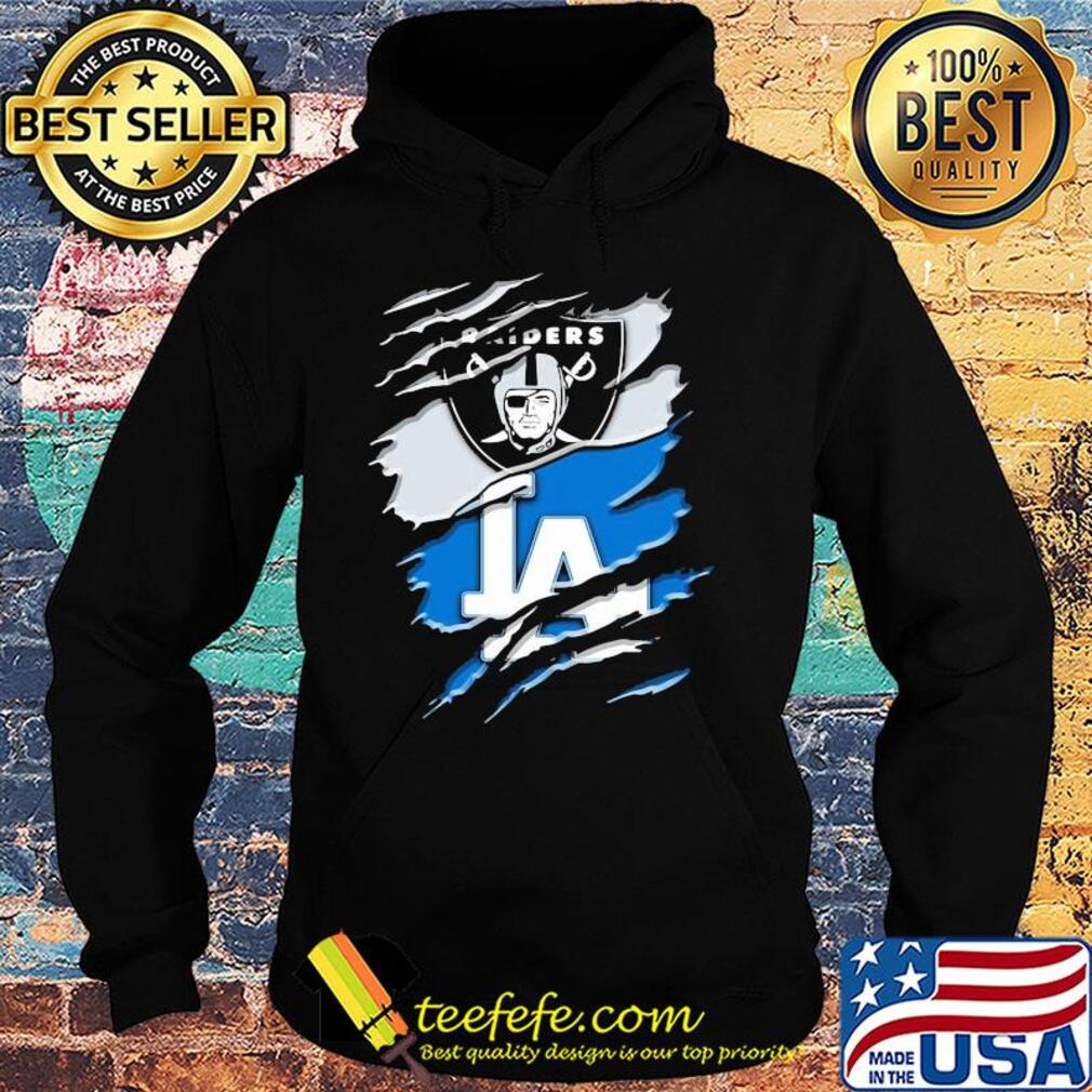 Insides oakland raiders and los angeles dodgers s Hoodie Insides oakland raiders and los angeles dodgers s Hoodie