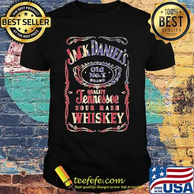 Jack Daniels old no7 brand quality jennessee sour mash whiskey shirt