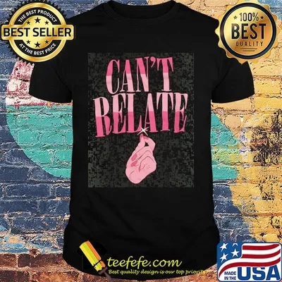 Jeffree star cosmetics can't relate fitted shirt