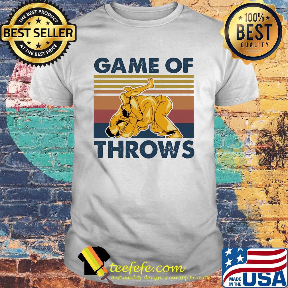 Jiu jitsu game of throws vintage shirt Jiu jitsu game of throws vintage shirt