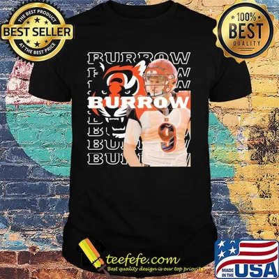 Joe burrow cincinnati bengals 9 shirt