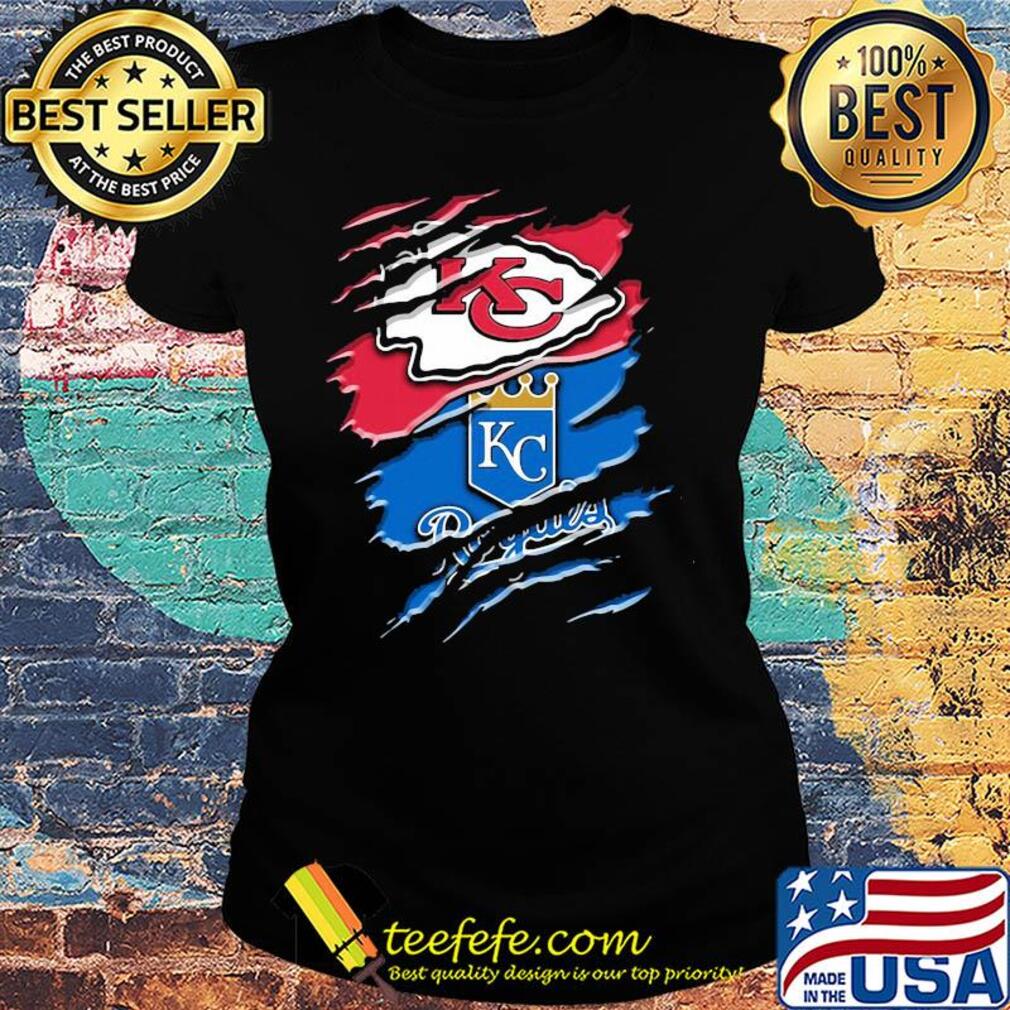Kansas city chiefs and kansas city royals football s Ladies tee Kansas city chiefs and kansas city royals football s Ladies tee