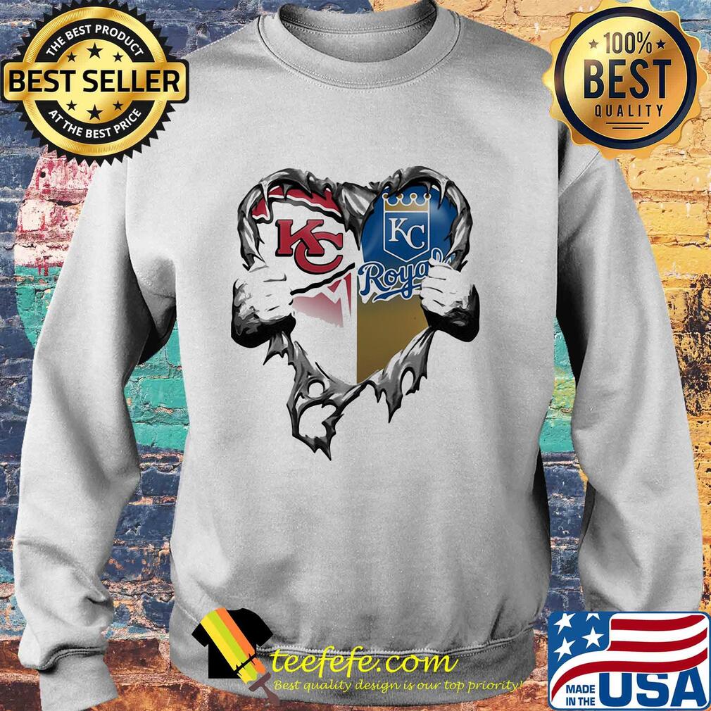 Kansas city chiefs vs kansas city royals heart hands s Sweater Kansas city chiefs vs kansas city royals heart hands s Sweater