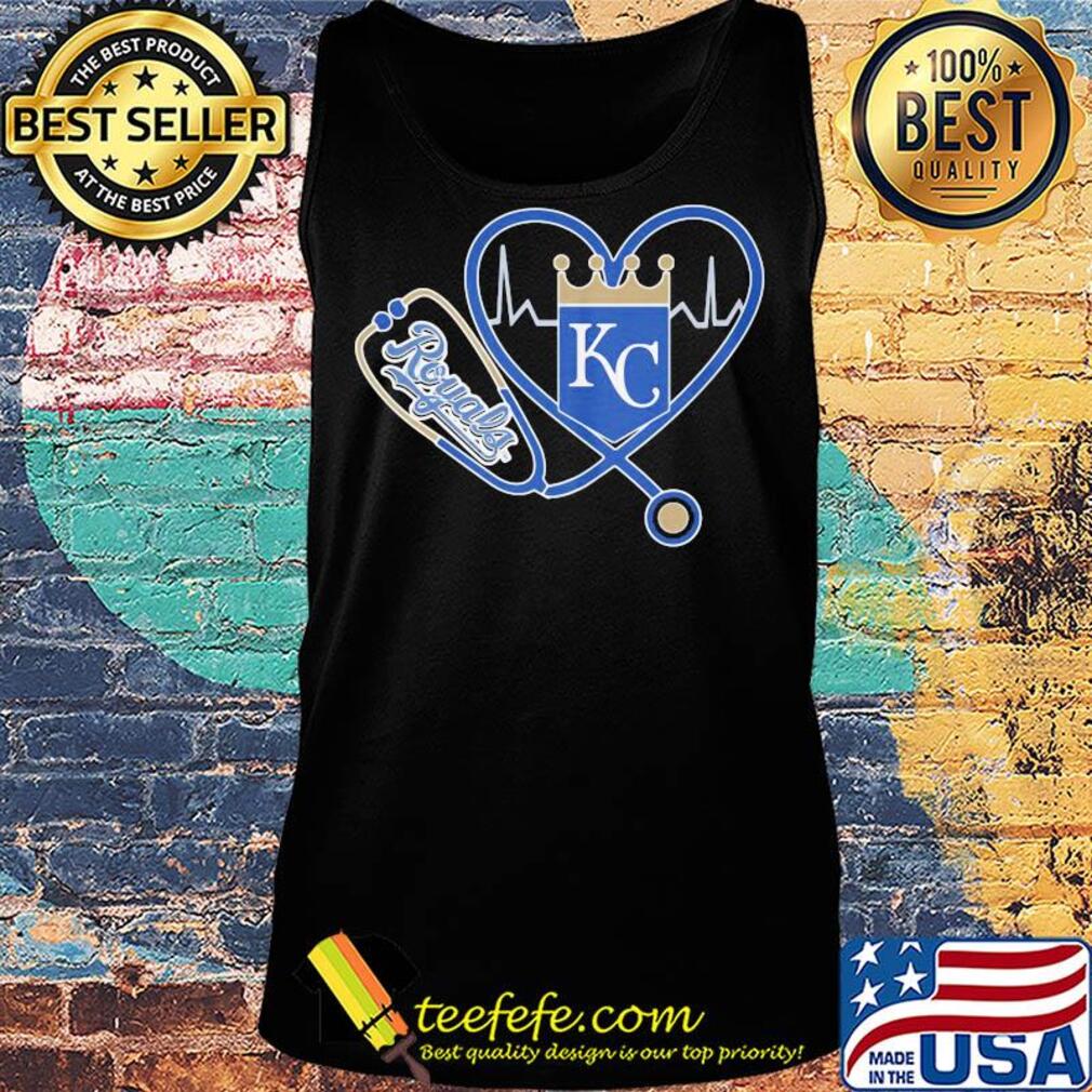 Kansas city royals baseball stethoscope heart s Tank top Kansas city royals baseball stethoscope heart s Tank top