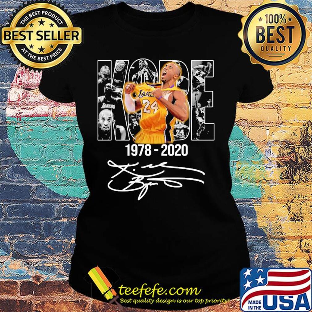 Kobe bryant 1978 2020 player los angeles lakers team basketball signature s Ladies tee Kobe bryant 1978 2020 player los angeles lakers team basketball signature s Ladies tee
