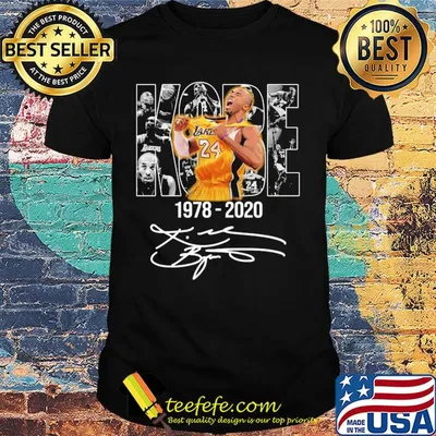 Kobe bryant 1978 2020 player los angeles lakers team basketball signature shirt