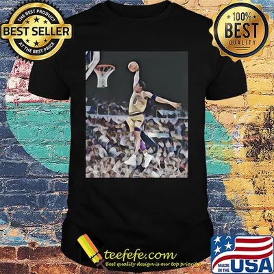 Kobe bryant playing basketball los angeles lakers team shirt