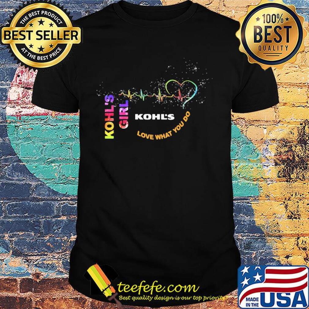 Kohl's girl love what you do heartbeat shirt