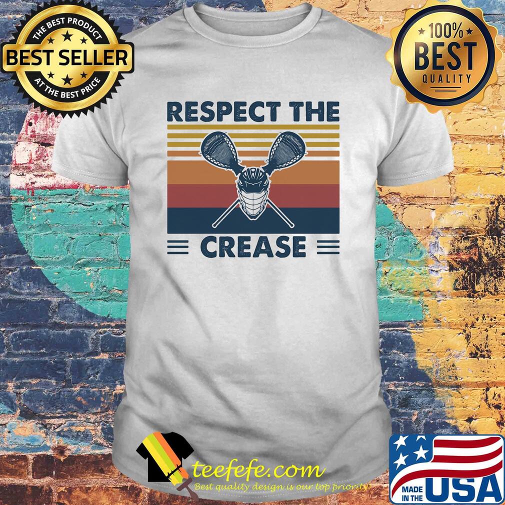 Lacrosse respect the crease vintage shirt