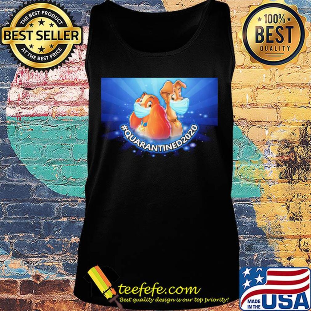 Lady and Tramp Dog face mask Quarantined 2020 Disney s Tank top Lady and Tramp Dog face mask Quarantined 2020 Disney s Tank top