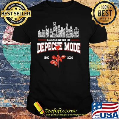 Legends never die depeche mode 1980 2020 shirt