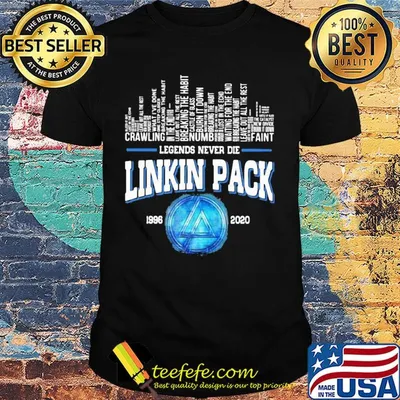 Legends never die linkin park 1996 2020 shirt
