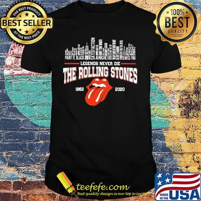 Legends never die the rolling stones 1962 2020 shirt