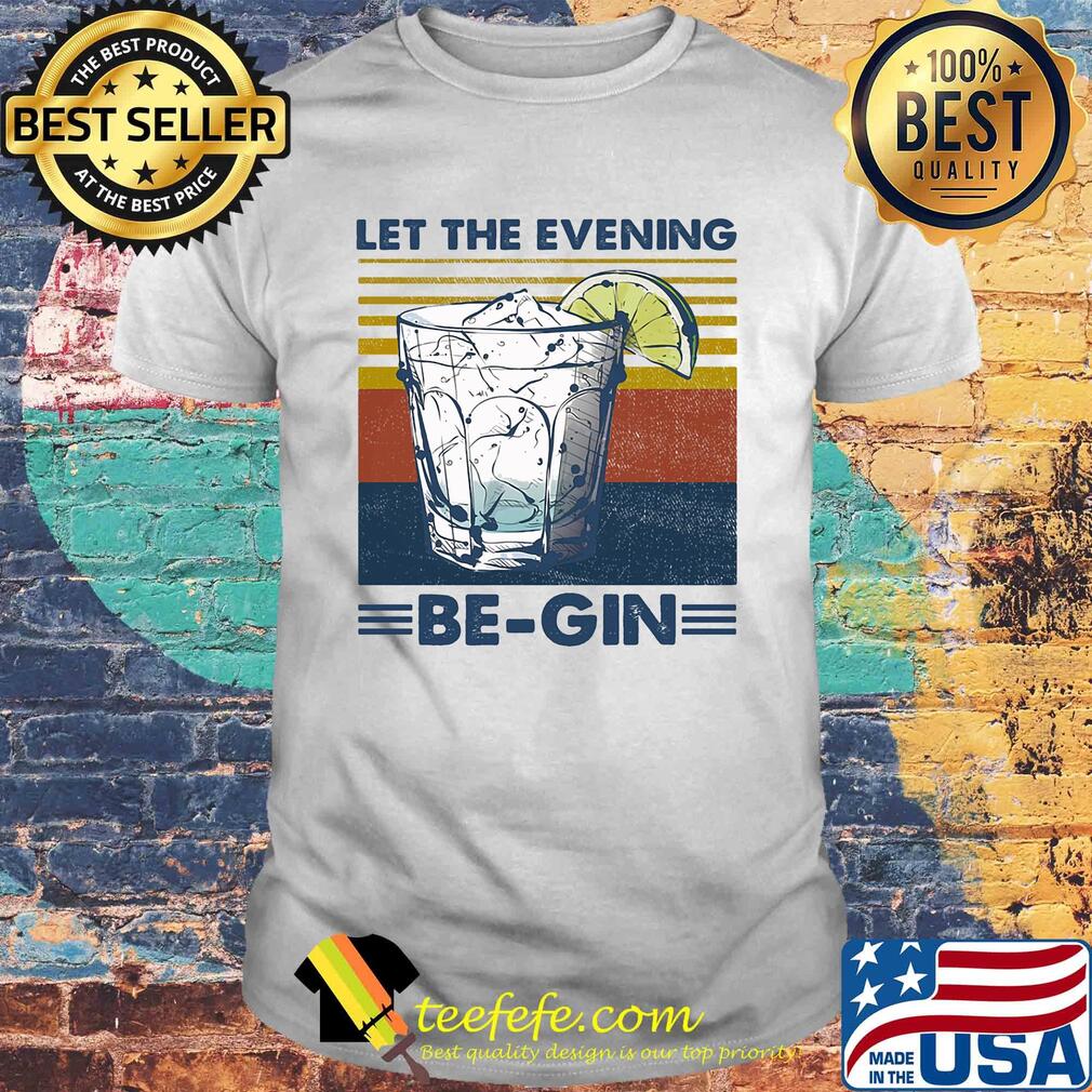 Lemon ice let the evening be gin vintage shirt