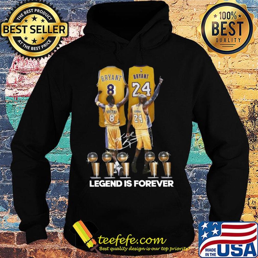 Los angeles 8 lakers bryant 24 signature legend is forever s Hoodie Los angeles 8 lakers bryant 24 signature legend is forever s Hoodie
