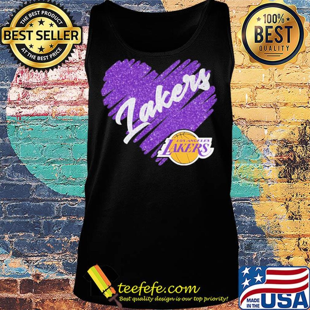 Los Angeles Lakers heart s Tank top Los Angeles Lakers heart s Tank top