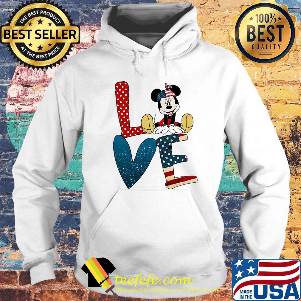 Love mickey mouse american flag firework independence day s Hoodie Love mickey mouse american flag firework independence day s Hoodie