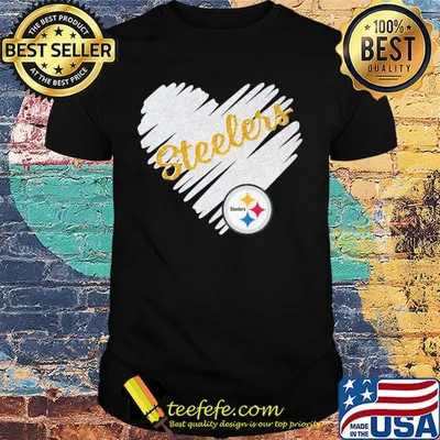 Love pittsburgh steelers football team heart diamond shirt