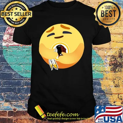 Love the washington redskins love hug facebook care emoji shirt