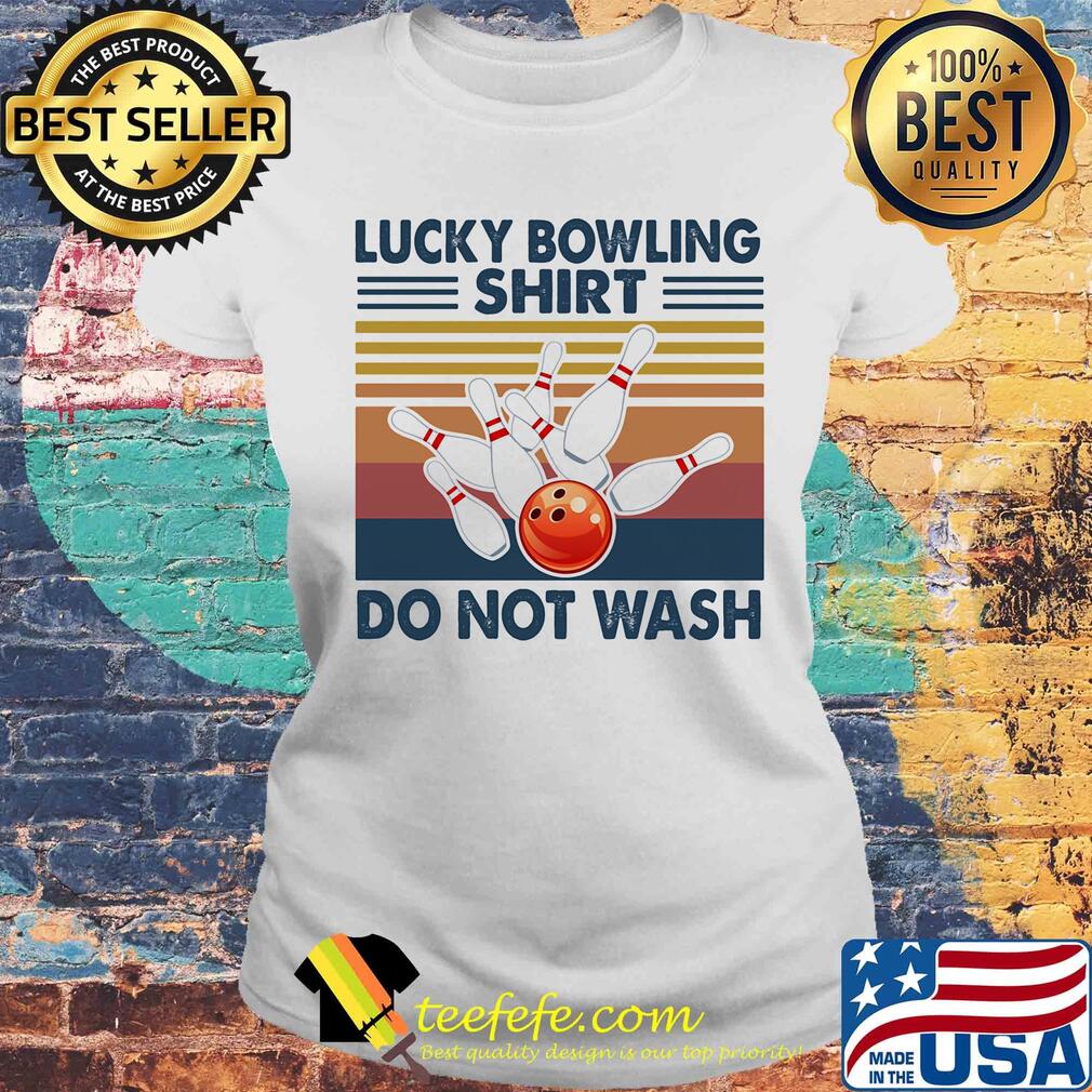 Lucky bowling shirt do not wash vintage s Laides tee Lucky bowling shirt do not wash vintage s Laides tee
