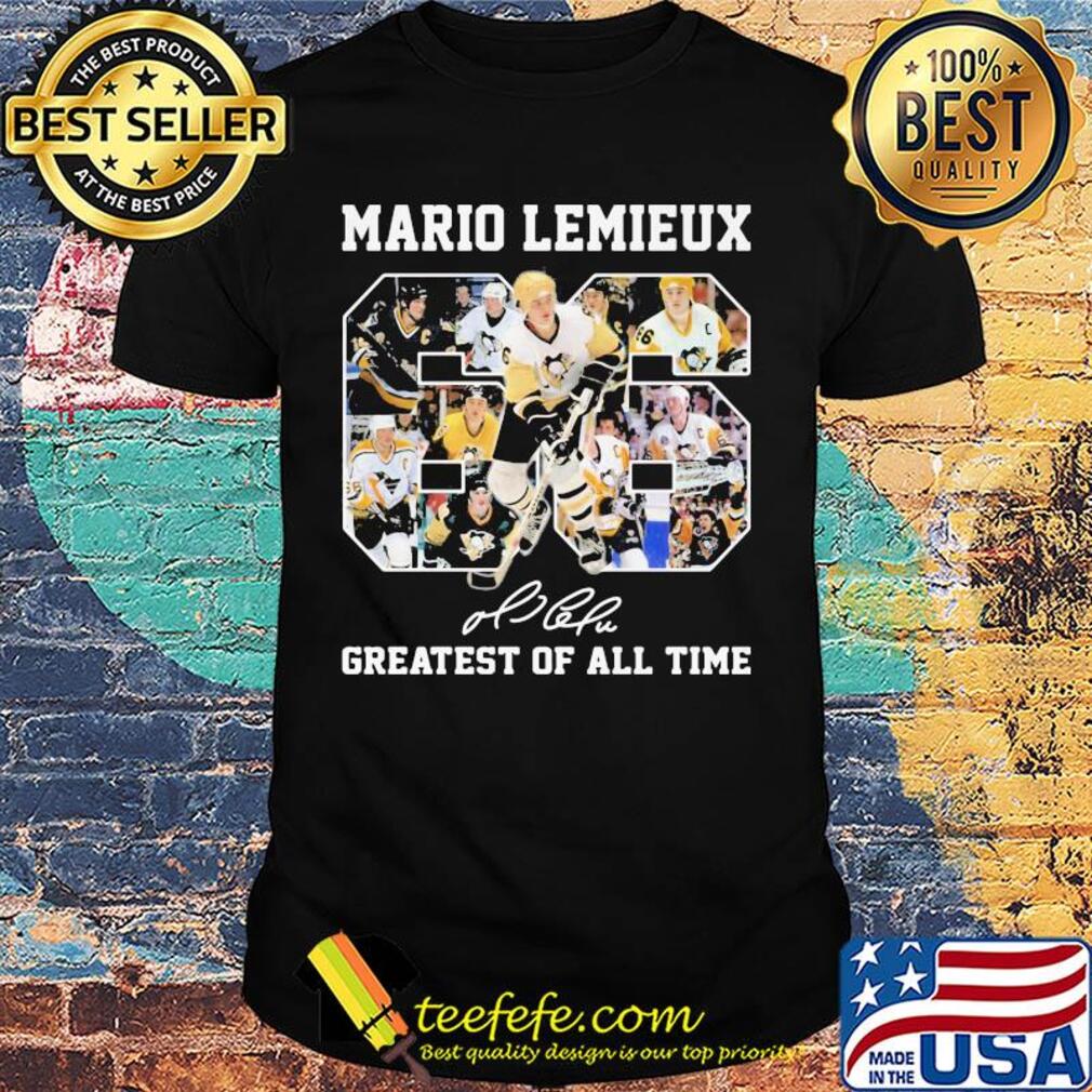 Mario Lemieux 66 greatest of all time signature shirt