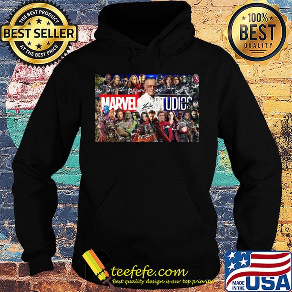 Marvel studios characters signatures horizontal poster s Hoodie Marvel studios characters signatures horizontal poster s Hoodie
