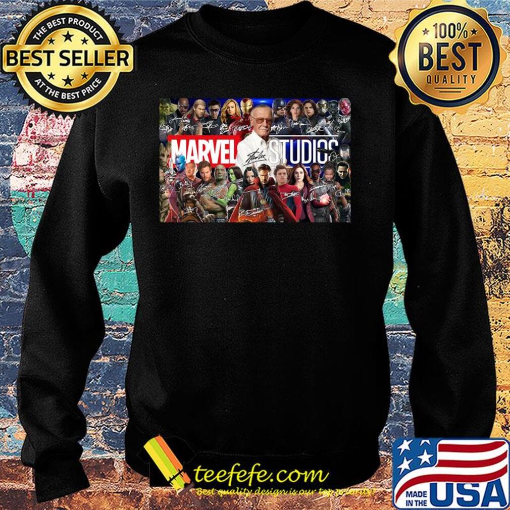 Marvel studios characters signatures horizontal poster s Sweater Marvel studios characters signatures horizontal poster s Sweater
