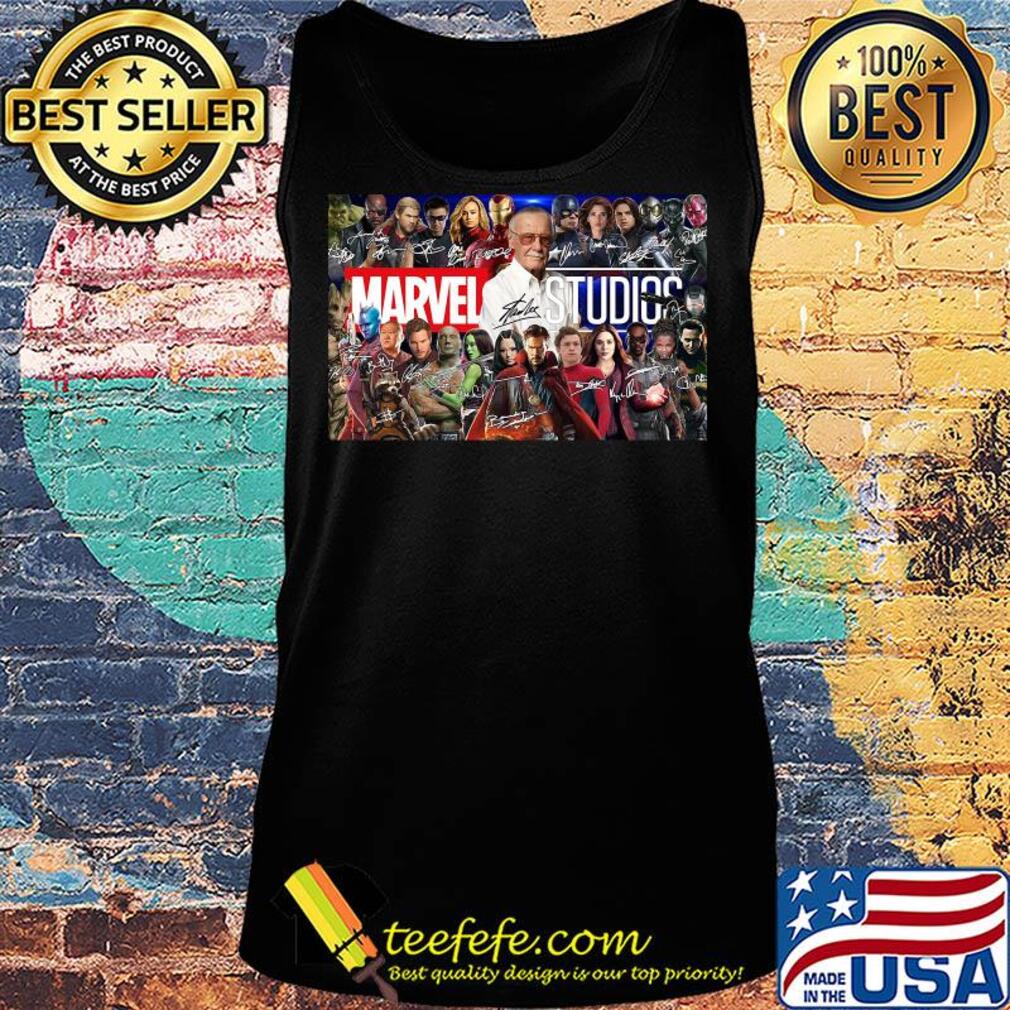 Marvel studios characters signatures horizontal poster s Tank top Marvel studios characters signatures horizontal poster s Tank top