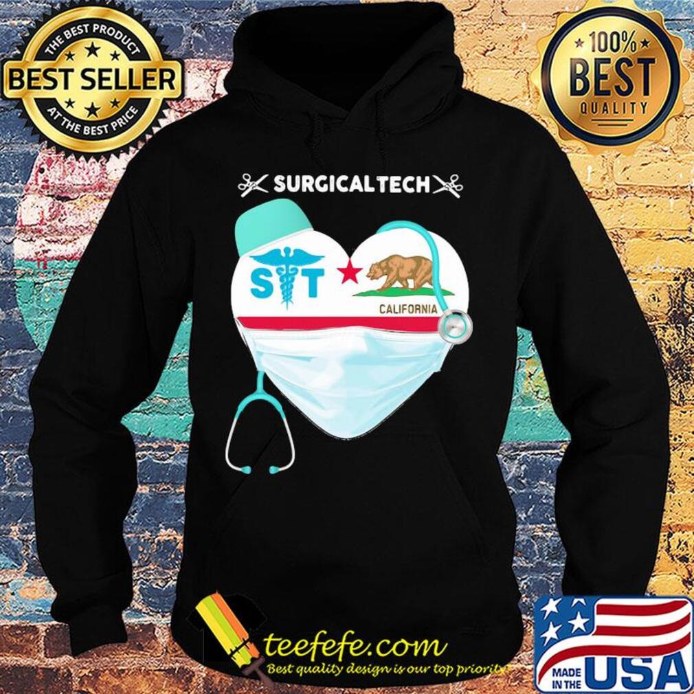 Medical Assistant Surgical Tech heart California Bear nurse mask s Hoodie Medical Assistant Surgical Tech heart California Bear nurse mask s Hoodie