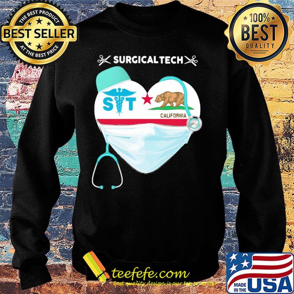 Medical Assistant Surgical Tech heart California Bear nurse mask s Sweater Medical Assistant Surgical Tech heart California Bear nurse mask s Sweater