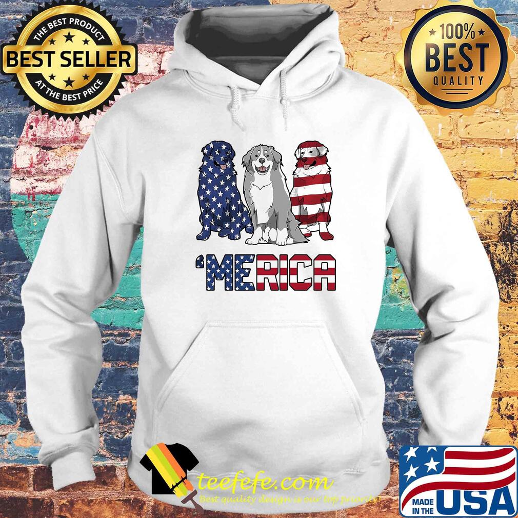 Merica Bernese Mountain Dog American flag veteran Independence Day s Hoodie Merica Bernese Mountain Dog American flag veteran Independence Day s Hoodie
