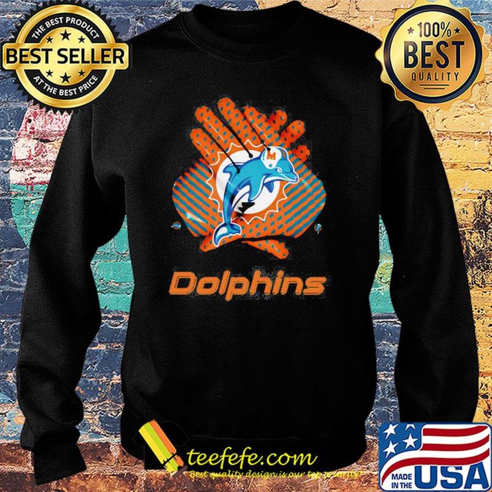 Miami dolphin gloves langarm s Sweater Miami dolphin gloves langarm s Sweater