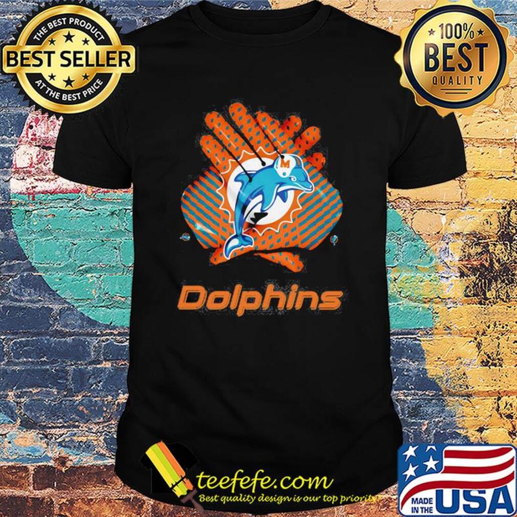 Miami dolphin gloves langarm shirt Miami dolphin gloves langarm shirt