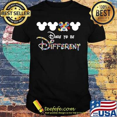 Mickey mouse autism awareness dare to be different shirt