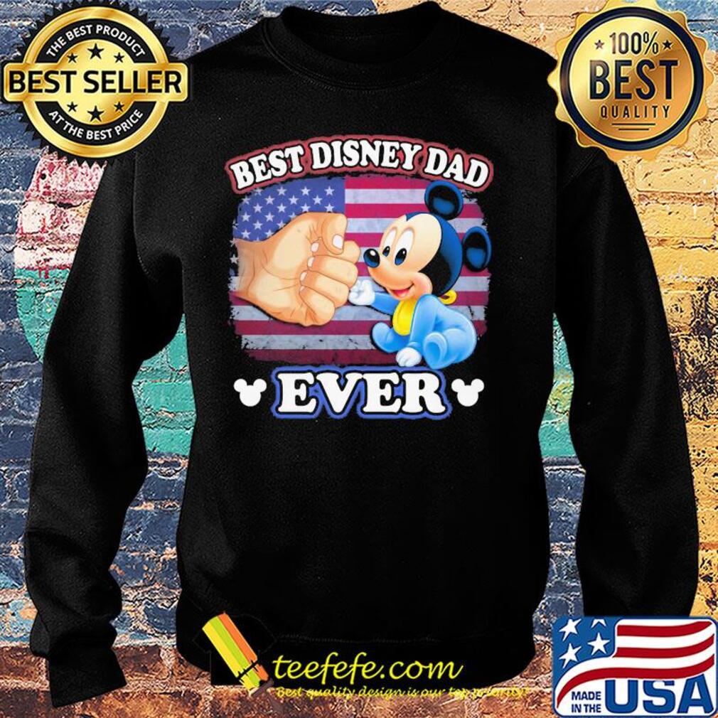 Mickey mouse best disney dad ever american flag happy father's day s Sweater Mickey mouse best disney dad ever american flag happy father's day s Sweater