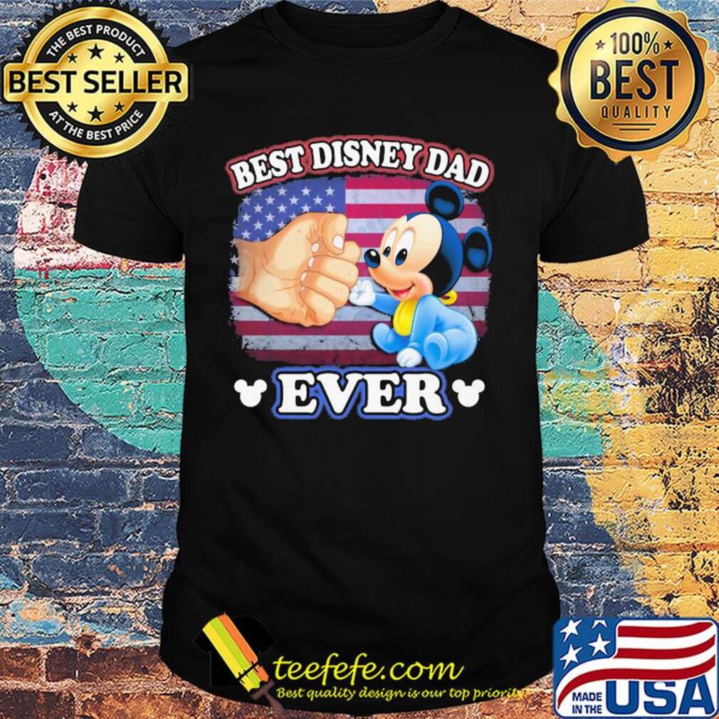 Mickey mouse best disney dad ever american flag happy father's day shirt Mickey mouse best disney dad ever american flag happy father's day shirt