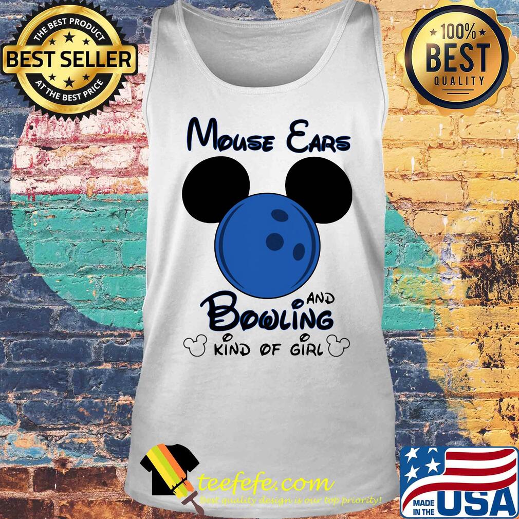 Mickey mouse ears and bowling kind of girl s Tank top Mickey mouse ears and bowling kind of girl s Tank top