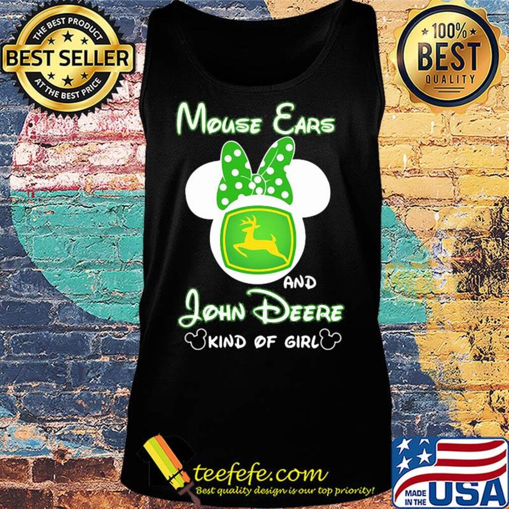 Mickey mouse ears and john deere kind of girl s Tank top Mickey mouse ears and john deere kind of girl s Tank top