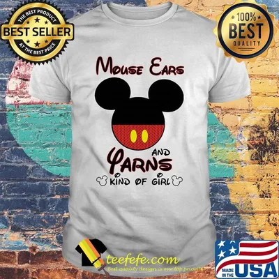 Mickey mouse ears and police kind of girl shirt