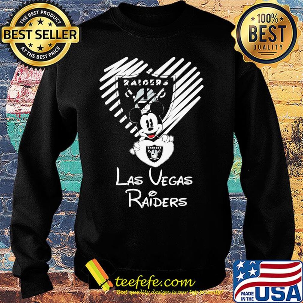 Mickey mouse hug heart las vegas raiders logo s Sweater Mickey mouse hug heart las vegas raiders logo s Sweater