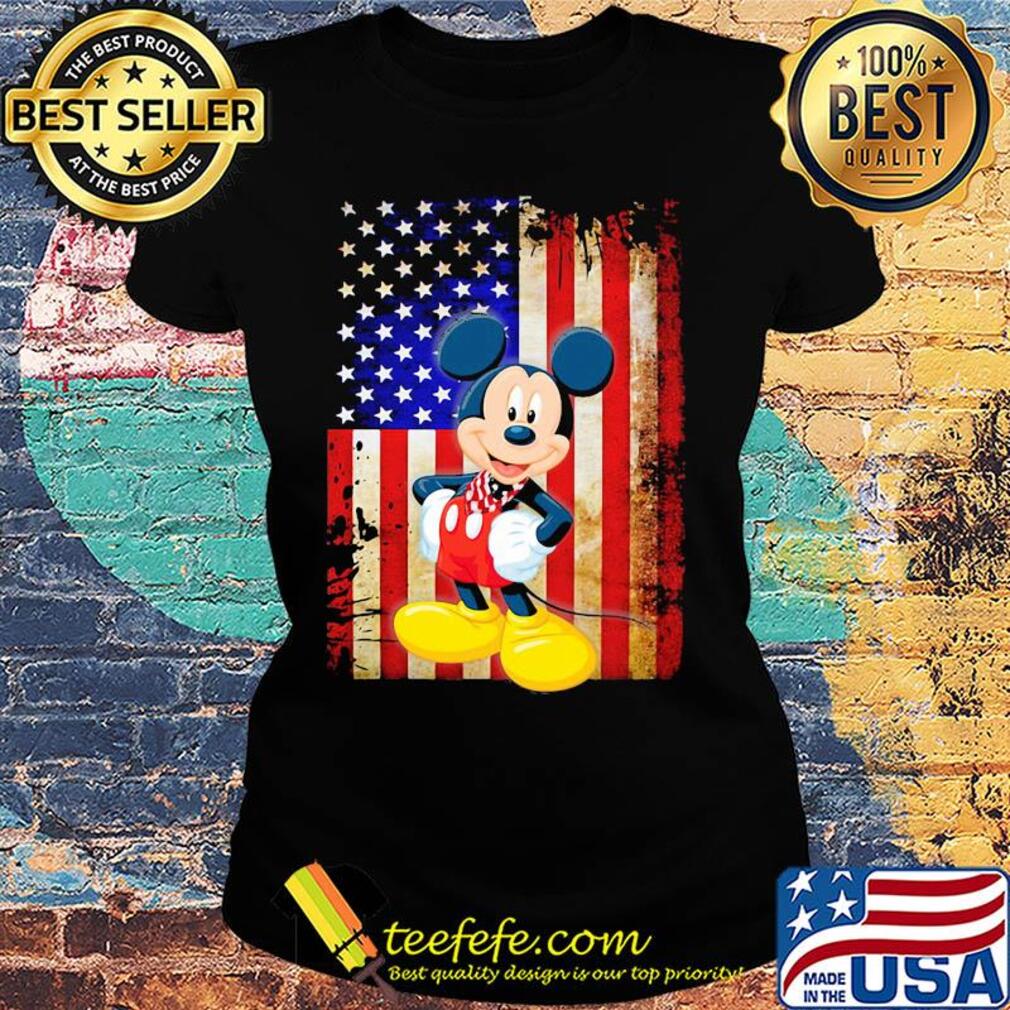 Mickey mouse independence day american flag s Ladies tee Mickey mouse independence day american flag s Ladies tee