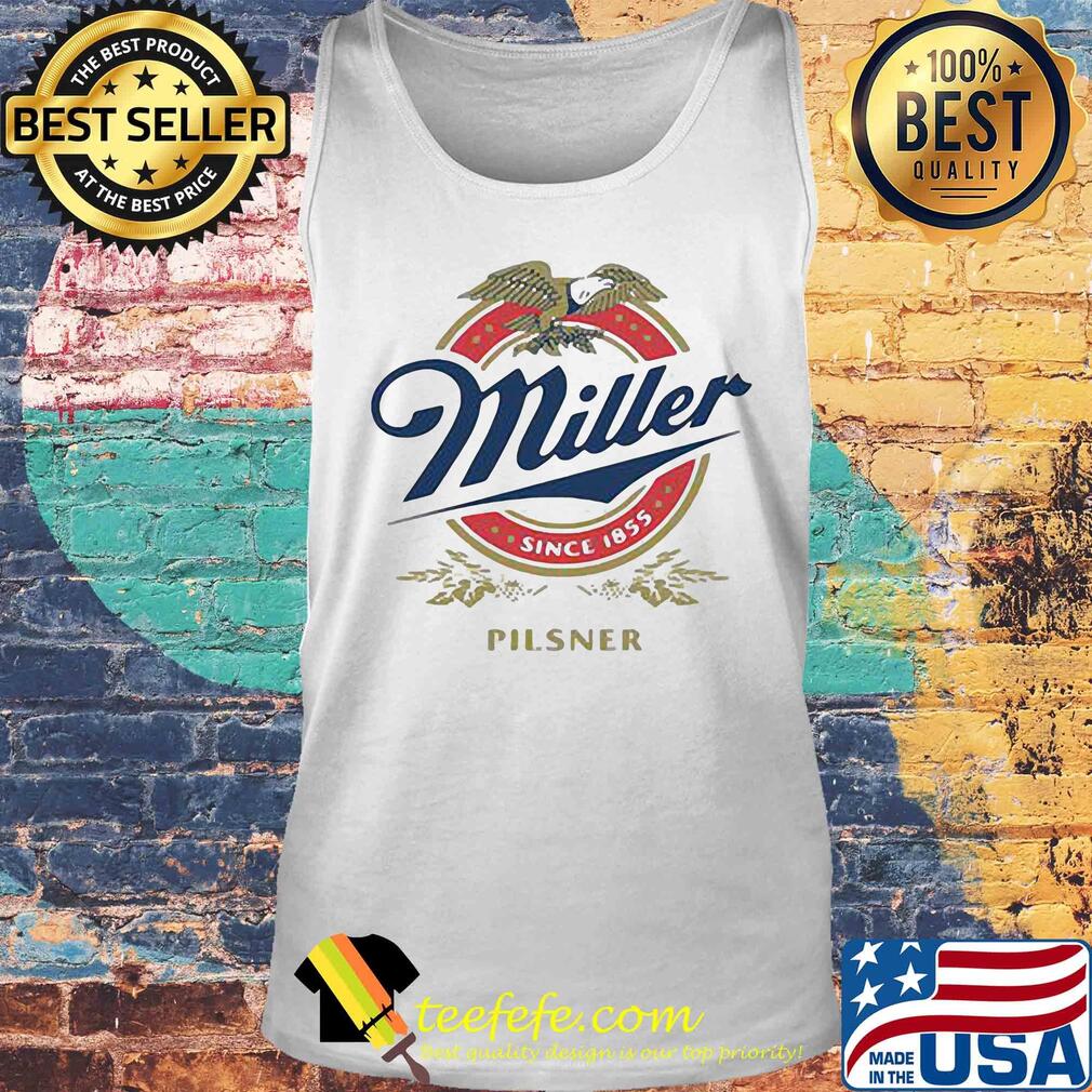 Miller since 1855 pilsner eagles logo s Tank top Miller since 1855 pilsner eagles logo s Tank top