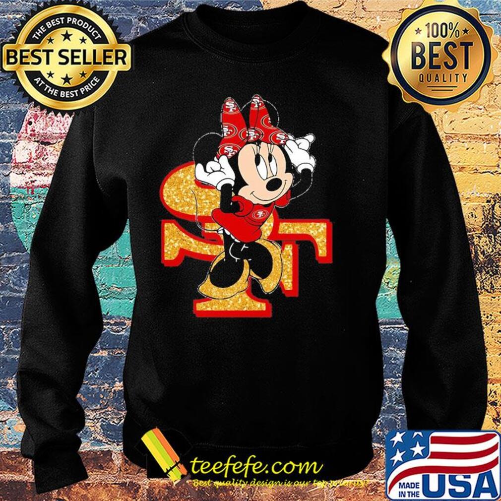 Minnie mouse san francisco 49ers diamond s Sweater Minnie mouse san francisco 49ers diamond s Sweater