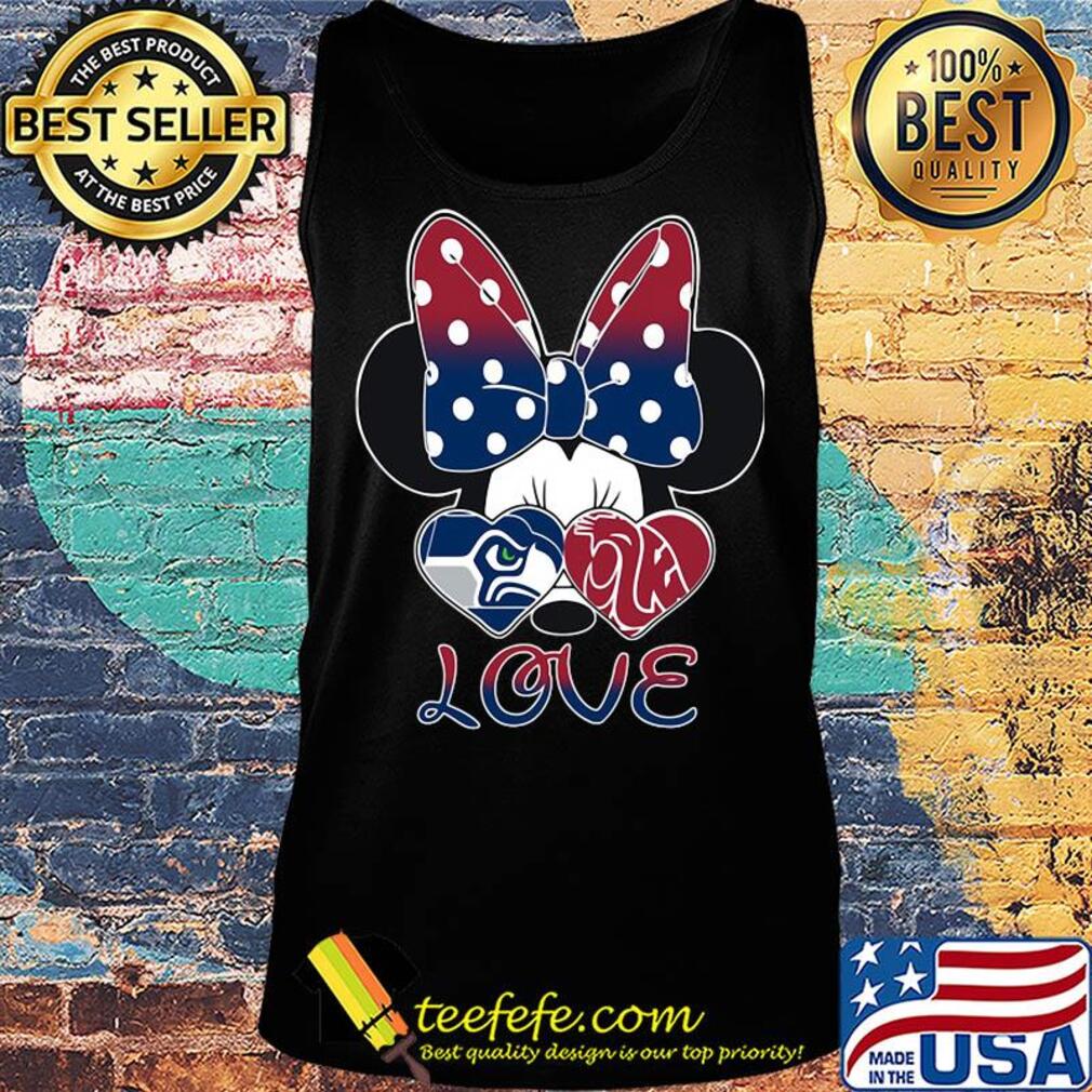 Minnie mouse seattle seahawks washington state cougars love s Tank top Minnie mouse seattle seahawks washington state cougars love s Tank top