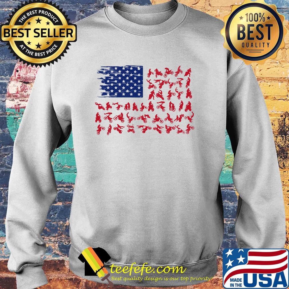 Motocross American flag veteran Independence Day s Sweater Motocross American flag veteran Independence Day s Sweater